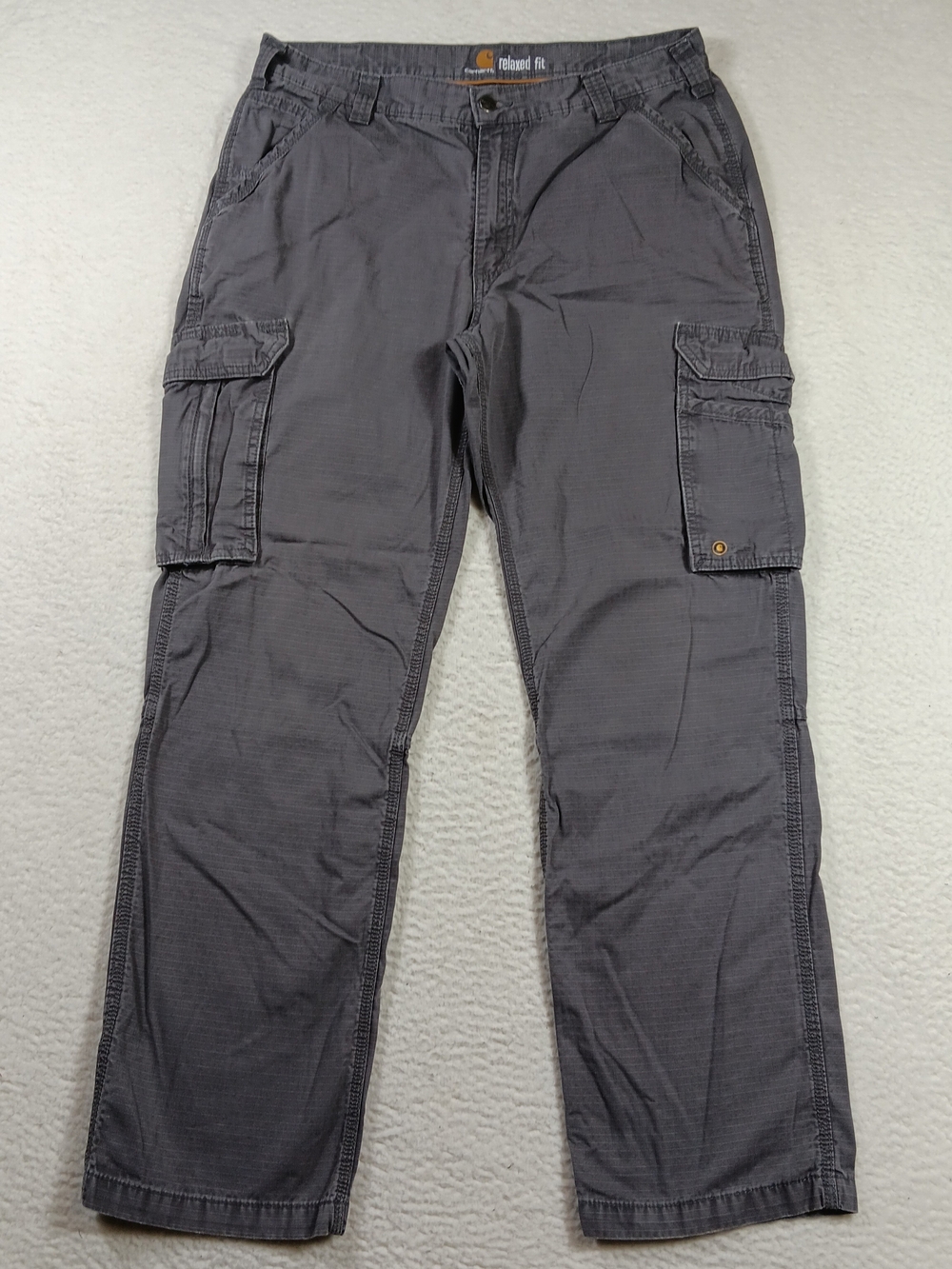 Carhartt Pants Mens 36x34 Gray G Force Ripstop Cargo Utility Workwear  Outdoor
